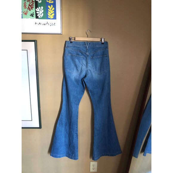 Veronica Beard high rise Sheridan bell bottom flare jeans - Picture 6 of 7